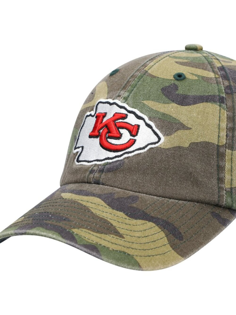 47 Brand Kansas City Chiefs Camo Clean up Dad Hat in Camouflage
